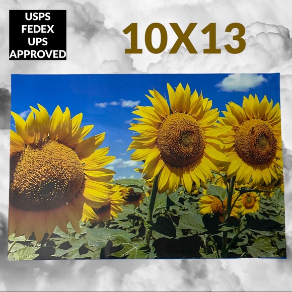 50 10X13  Poly Mailers Sunflower, Shipping Envelopes PRICE IS FIRM Fall - Picture 7 of 8